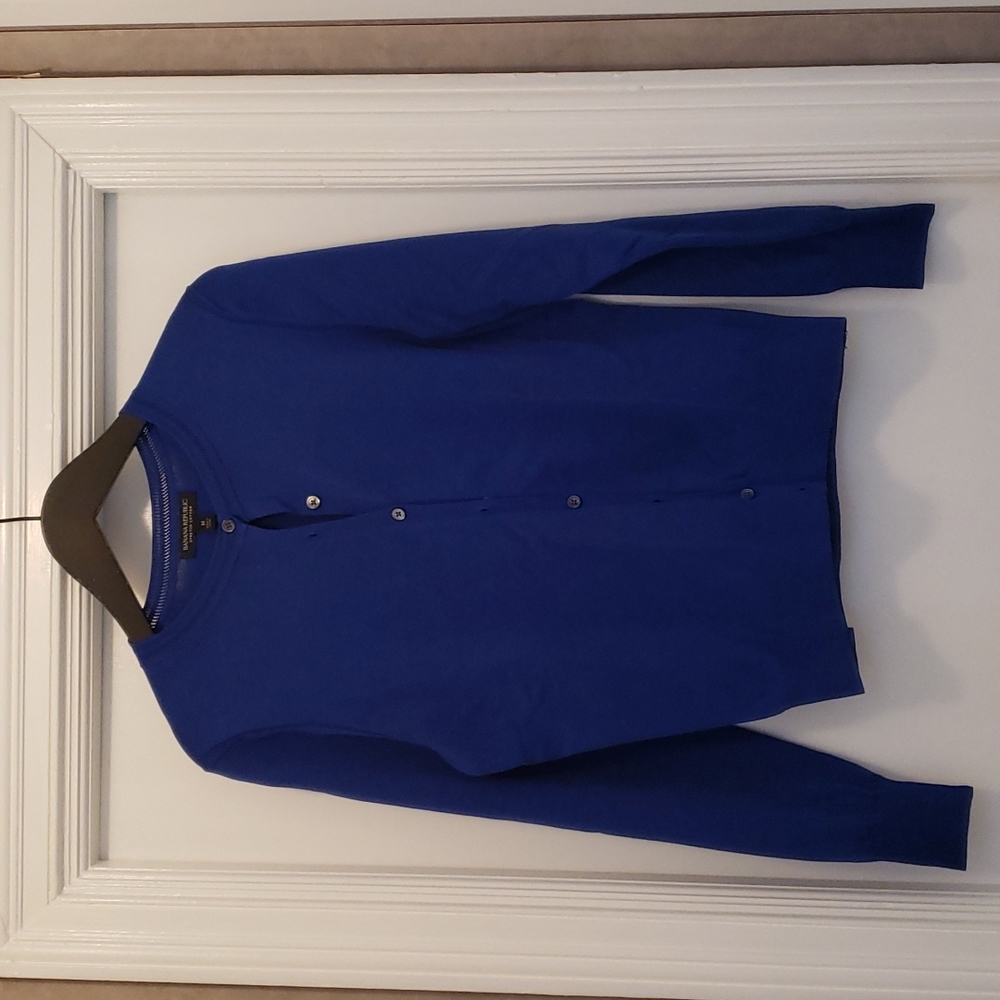 Banana Republic Stretch Cotton Cardigan